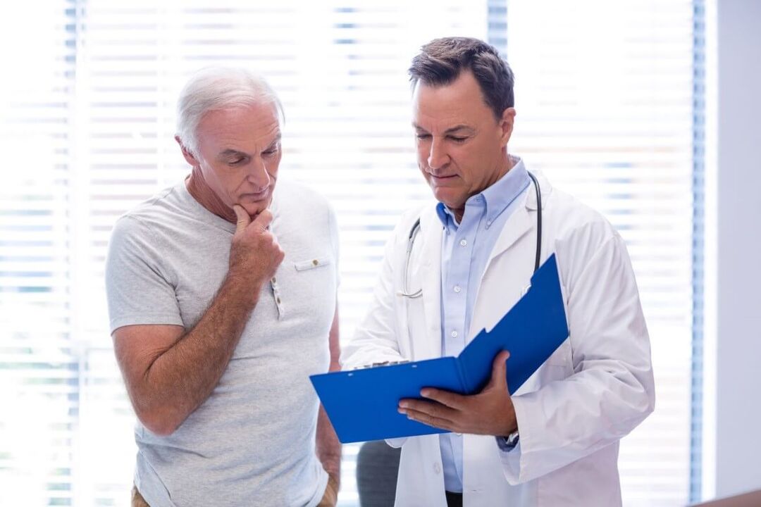 O nomeamento do tratamento da prostatite polo médico